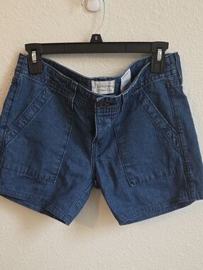 Women’s Dark Blue Denim Casual Shorts